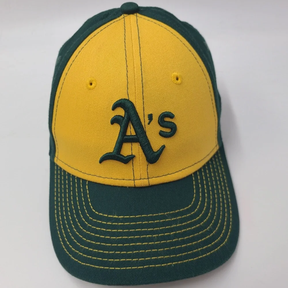 Child Oakland Athletics Hat Snapback 9Forty New Era Green Yellow MLB A's Boys